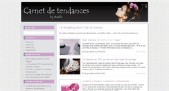 Desktop Screenshot of carnetdetendances.com